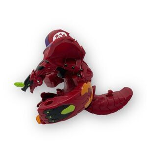 Dragonoid X Tretorous Bakugan Deka Jumbo Armored Alliance Red & Purple Fusion